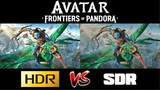 Avatar Frontiers of Pandora - HDR vs SDR Intro