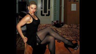 Leggy girls in tight dresses heels pantyhose & stockings mix - 0023