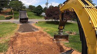 Building a driveway entrance