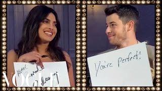 Priyanka Chopra & Nick Jonas Play the Newlywed Game  Vogue