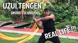 Real Life Uzui Tengen swords techniques Sound BreathingBy Champ Archer
