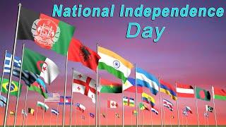 National independence days of all  Countries  in the world