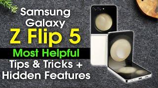 Samsung Galaxy Z Flip 5 Best Tips and Tricks + Hidden Features  H2TechVideos