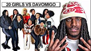 20 WOMEN VS 1 YOUTUBER DAVO MIGO