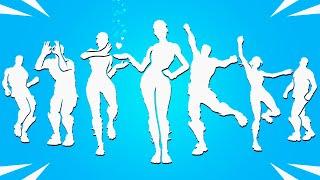 All Fortnite Icon Series Dances & Emotes Build Up - Bella Poarch TikTok Socks Wake Up My World