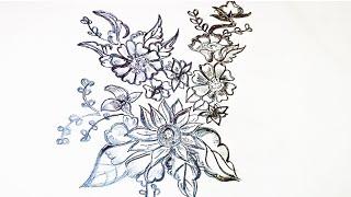 How to Draw Beautiful Flowers Step by Steppencil ArtFlowers DrawingCreative Design