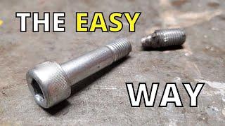 Removing A Broken Bolt From A Engine Block The Easy Way