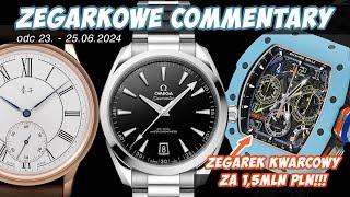 ZEGARKOWE COMMENTARY - Omega Aqua Terra Richard Mille Bell&Ross Oris Yema Audemars Piguet