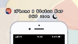 iPhone 8 Status Bar on Android  Center Clock Bold Font