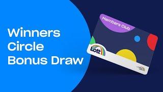 Winners Circle Weekly Bonus Draw 1408  The Lott