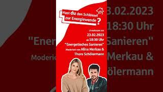 23.02.23 – YouTube Livestream „Energetisches Sanieren“
