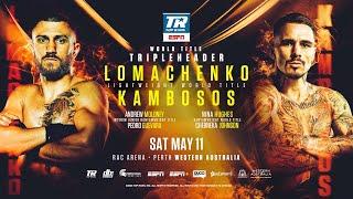 Vasiliy Lomachenko vs George Kambosos  POST-FIGHT PRESS CONFERENCE