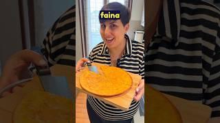 FAINA nivel Dios   Farinata Livello Dio  #faina #comidaitaliana #italia  #cocinaitaliana