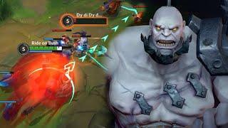 Wild Rift Sion Baron Lane Gameplay in Season 14 Build & Runes