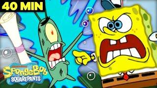 Every Plankton Fail Ever  40 Minute Compilation  SpongeBob