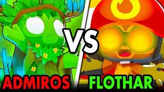 NOWE TAKTYKI ADMIROSA NA WYGRANĄ w BLOONS TD 6 MULTIPLAYER Flothar vs Admiros