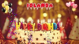 IOLANDA Happy Birthday Song – Happy Birthday to You
