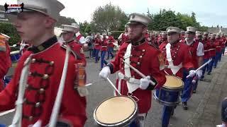 Drumderg Loyalist Flute Band @ County Armagh 12th July Celebrations Return Parade 2024