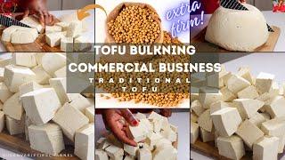 How To Make Tofu For Business  TRADITIONAL TOFU RECIPE Nigerian Wara Recipe