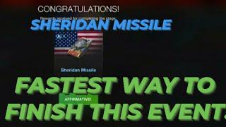 Mad Games Fastest Way to Finish Sheridan Missile Event WOTB  WOTBLITZ  World of tanks Blitz