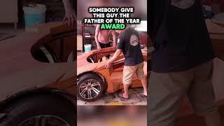 Father Build Mercedes Vision For His Son  #shorts