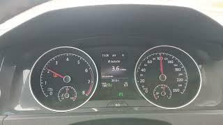 ILE PALI ?? VW Golf 7 Variant 1.5TSI 130HP manual 100KMH test spalania fuel consumption pov driving