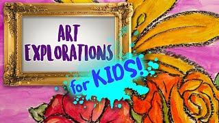 Kids Art Lessons Video Lesson 1 Summer Flowers