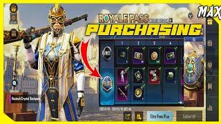 Purchasing M5 Royal Pass in 300 UC  M4 Elite Pass in 300 UC