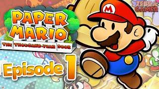 Paper Mario The Thousand-Year Door Gameplay Walkthrough Part 1 - Prologue A Rogues Welcome