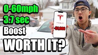 Is $2000 Acceleration Boost Worth It? Tesla Model 3 LR AWD 0-60 Software Update