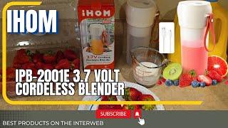 IHOM CORDLESS BLENDER IPB-2001E PRODUCT REVIEW #productreview