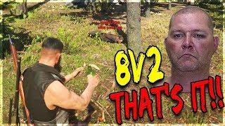 CREW GETS DESTROYED 8v2 + LEADER RAGES Red Dead Online Trolling