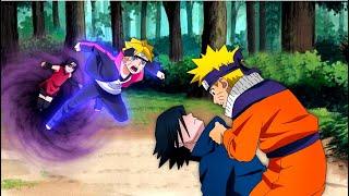 Naruto beginilah kamu waktu kecil  Boruto dan Sasuke kembali ke masa lalu  Melawan Urashiki