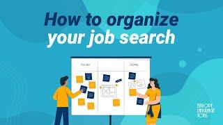 How to Organize your Job Search ? #jobsearchtips  #career  #jobsearchadvice