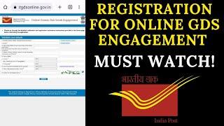 HOW TO REGISTER ON GDS ONLINE ENGAGEMENT STEP-BY-STEP  GDS VACANCY 2023 @Sejaldishawer