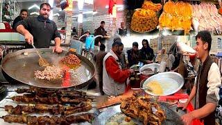 Famous street food in the Capital of Afghanistan  Kabul Street food  Breakfast Nashta  Fish fry