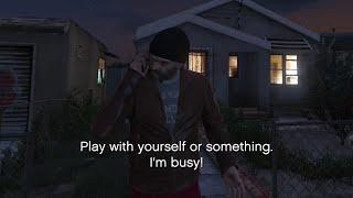 What Happens If You Keep Calling Your Girlfriend After Meeting Her - GTA 5 All Dialogue