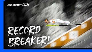 RECORD BREAKER Stefan Kraft   Mens Ski Jumping World Cup  Highlights  Eurosport