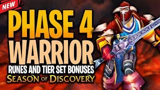NEW Warrior Runes and Tier Set Bonuses in Phase 4  Season of Discovery