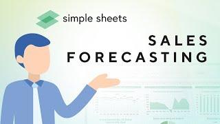 Sales Forecasting Excel Template Step-by-Step Video Tutorial by Simple Sheets