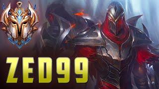 MOST FEARED ZED  ZED99  LOL MONTAGE #HIGHLIGHTS