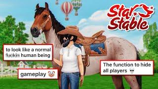 Reading Your Most Wanted Star Stable Features