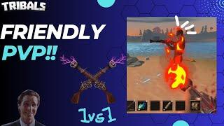 PvP With Friend In Tribals io 1vs1 -Tribals.io  ADHBUT FIRE GAMING 