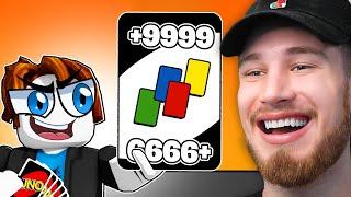 IMPOSSIBLE +9999 Uno Card Challenge in Roblox