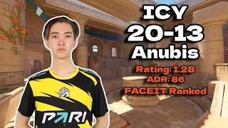 ICY 2013 71%HS Anubis FACEIT Ranked July 09 2024  CS2 POVDEMO