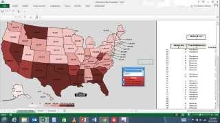 Interactive Map in Excel