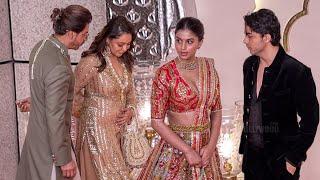 Shahrukh Khan Family arrives at Anant Ambani - Radhika Merchant Wedding