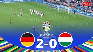 GERMANY vs HUNGARY  Group Stage - UEFA EURO 2024 Full Match