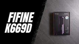 Fifine K669D Microphone Unboxing and Mic Test.