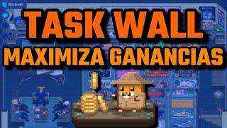 COMO MAXIMIZAR GANANCIAS CON TASK WALL  LA MEJOR ESTRATEGIA  ROLLERCOIN